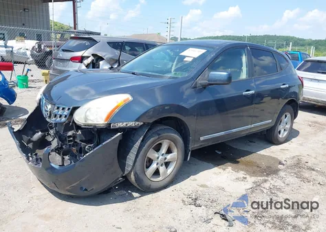 2013 Nissan Rogue S из США, поврежденный, VIN JN8AS5MV5DW604913